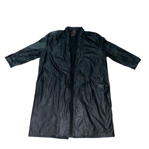 G3 (GIII) Men’s Leather Trench Coat/Jacket 3XL